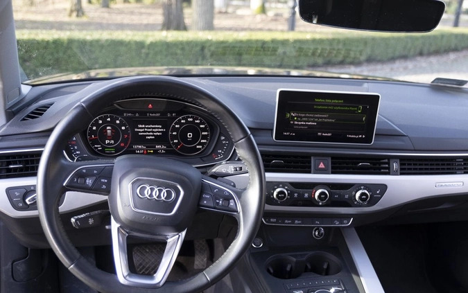 Audi A4 Allroad cena 104900 przebieg: 138000, rok produkcji 2018 z Warszawa małe 37
